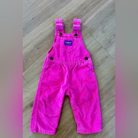 OshKosh B'gosh Other - Vintage OshKosh B'gosh Pink Kids Overalls